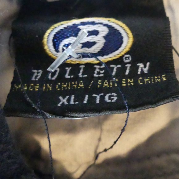 Toronto Maple Leafs Vintage Bulletin Embroidered Blue XLarge Hoodie - Picture 2 of 3